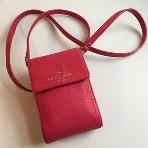 Kate spade cross body purse in hot pink